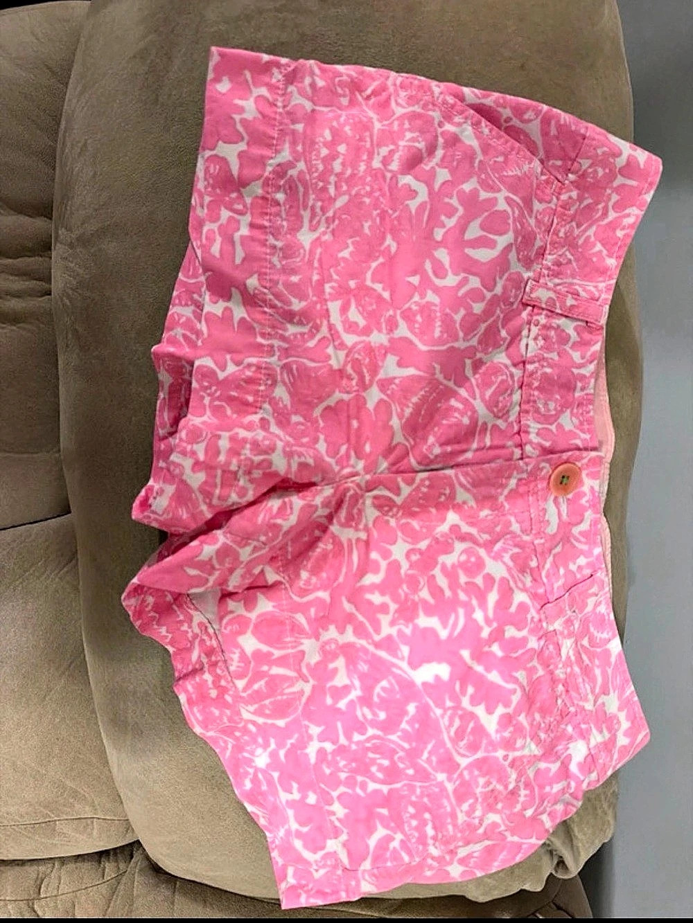 Lilly Pulitzer Buttercup Scalloped Shorts Pink
